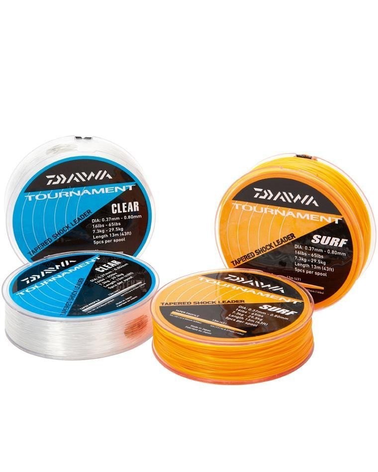 Daiwa Tournament Tapered Shock Leader - freddiethepillowandfriends.co.uk Daiwa Tournament Tapered Shock Leader