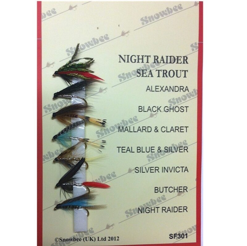 Snowbee Night Raider Sea Trout Fly Selection - freddiethepillowandfriends.co.uk Snowbee Night Raider Sea Trout Fly Selection