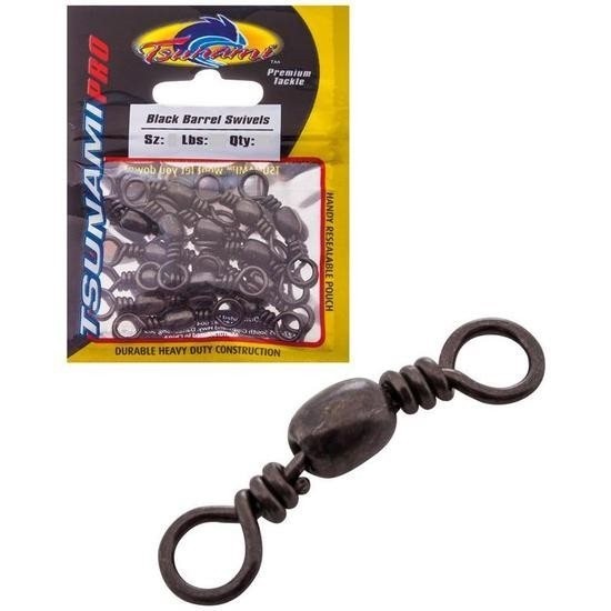 Tsunami Barrel Swivels Standard Pack