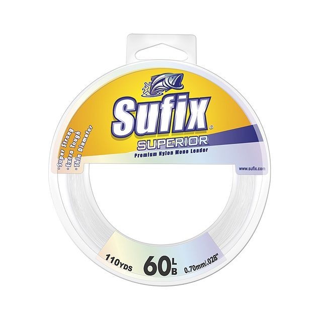 Sufix Superior Nylon Mono Leader 100m Clear