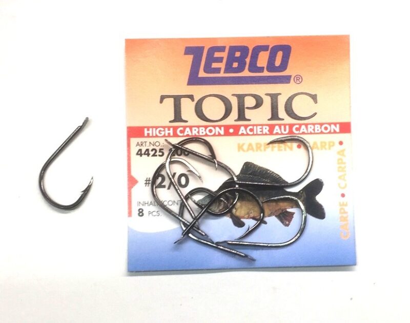 Zebco Topic Carbon Carp Hooks Spade End