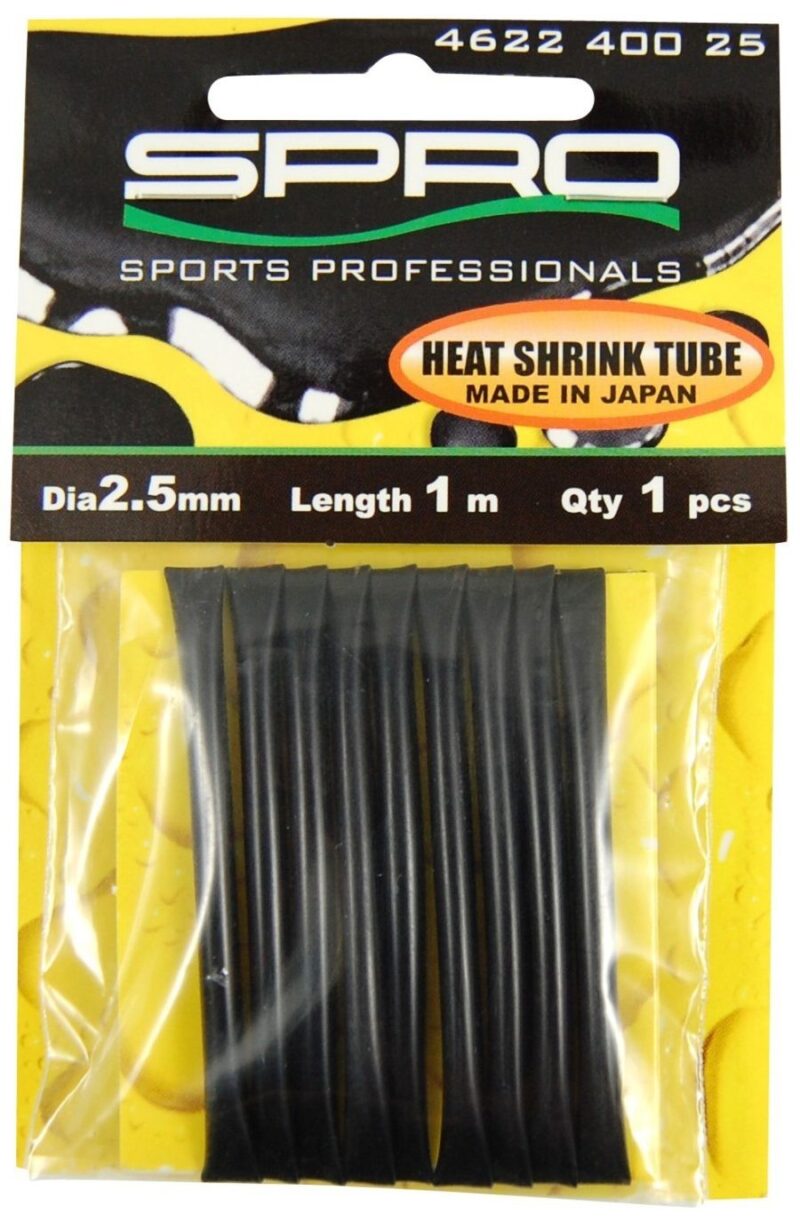 Spro Heat Shrink Tube 2.5mm Black