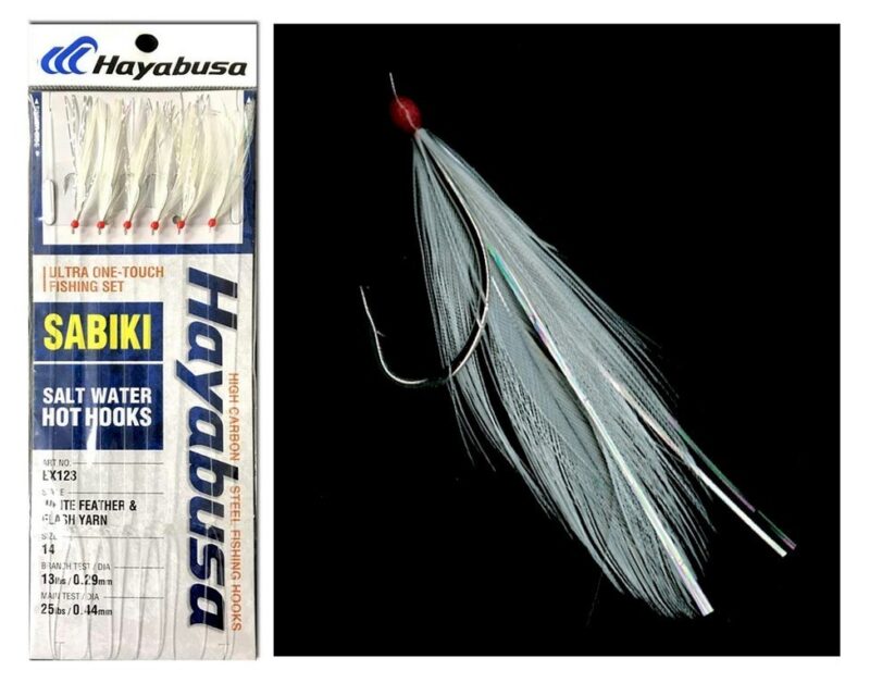 Hayabusa Sabiki White Feather EX 123