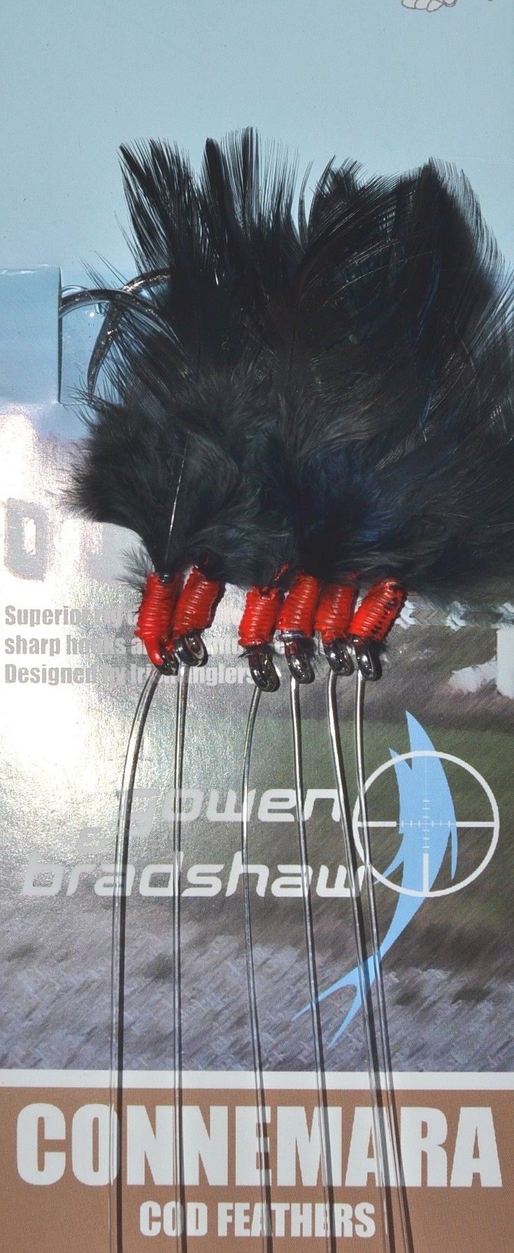 Gowen and Bradshaw Connemara 6hk Black Cod Feather 2/0