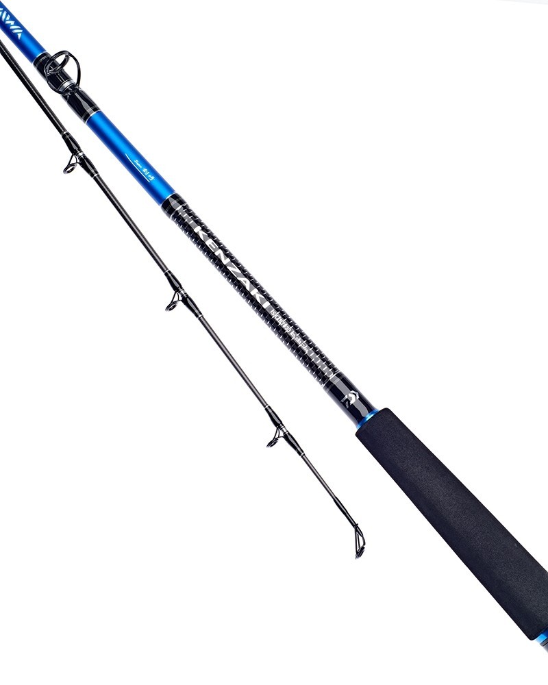 Daiwa Kenzaki Braid Special Boat rod 2 Piece 20 30lb Blue