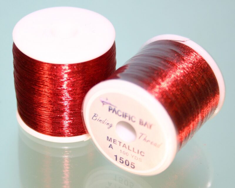 PacBay Metallic Red Whipping Thread - freddiethepillowandfriends.co.uk PacBay Metallic Red Whipping Thread