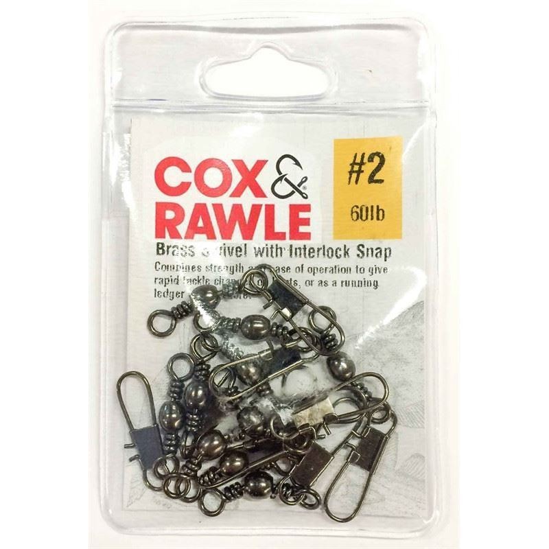 Cox and Rawle Crane Swivels With Tournament Snap