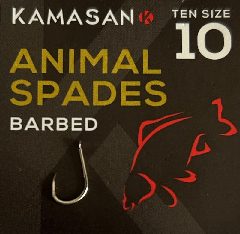 Kamasan Animal Spades Barbed Nickel Hooks