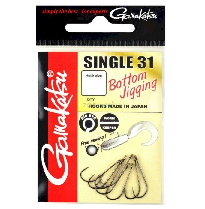Gamakatsu Botom Jigging Single Hook 31 w Barbs