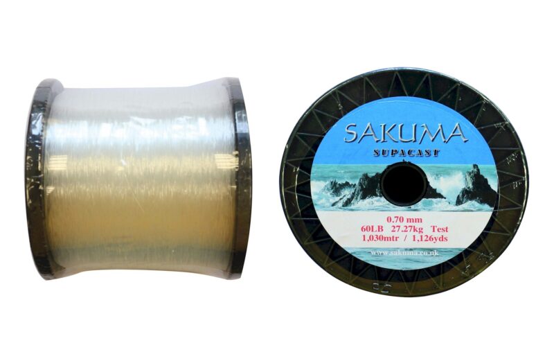 Sakuma Supacast 16oz Bulk Spool Nylon Mono Line Clear - freddiethepillowandfriends.co.uk Sakuma Supacast 16oz Bulk Spool Nylon Mono Line Clear