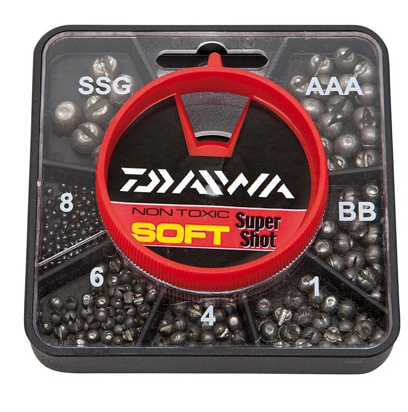 Daiwa 7 Compartment Split Shot Dispenser Non Toxic - freddiethepillowandfriends.co.uk Daiwa 7 Compartment Split Shot Dispenser Non Toxic