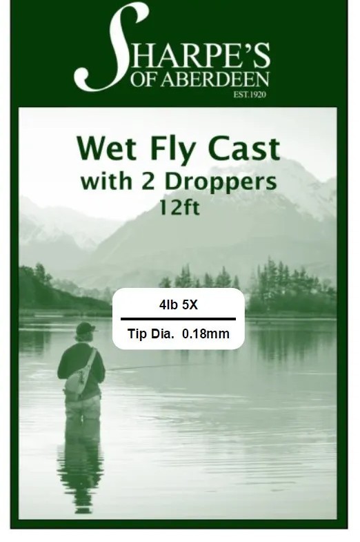 Sharpes Of Aberdeen Wet Fly Casts 2 Droppers