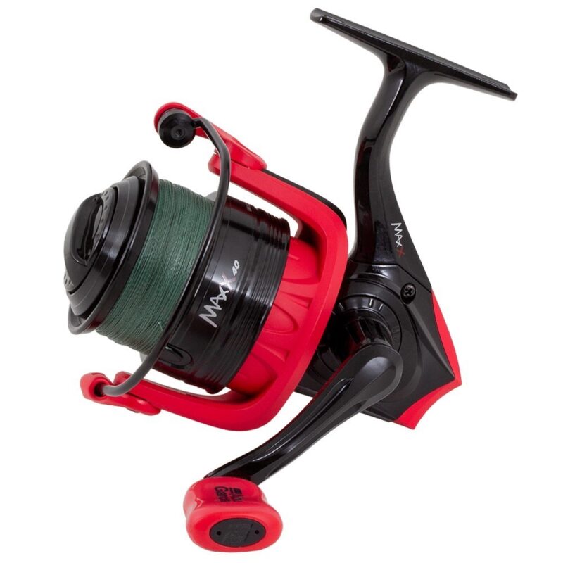 Abu Max X Spin Reels Preloaded With Braid