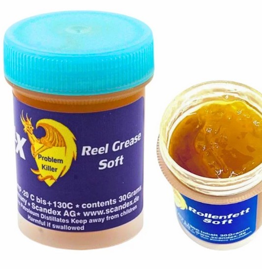 Scandex X-Reel Grease Soft 30g Tub - freddiethepillowandfriends.co.uk Scandex X-Reel Grease Soft 30g Tub