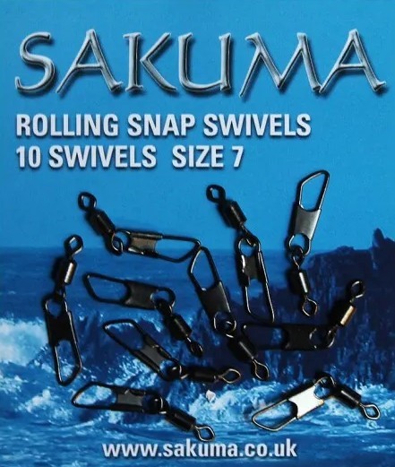 Sakuma American Snap Rolling Swivel