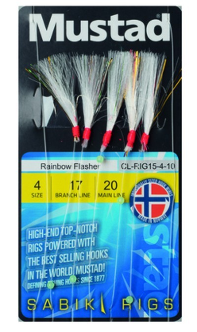 Mustad Rainbow Flasher Sabiki Rig - freddiethepillowandfriends.co.uk Mustad Rainbow Flasher Sabiki Rig