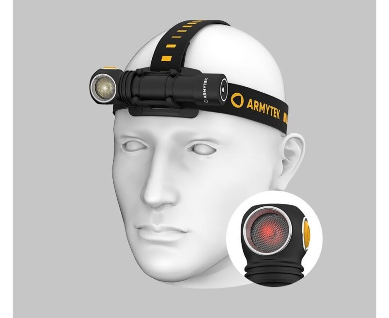 Armytek Wizard C2 WR Magnet USB White Red Convertible Headlamp - freddiethepillowandfriends.co.uk Armytek Wizard C2 WR Magnet USB White Red Convertible Headlamp