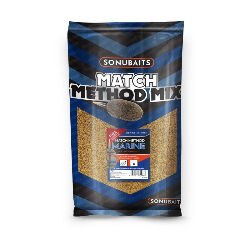 Sonubaits Match Method Mix Marine Groundbait 2kg - freddiethepillowandfriends.co.uk Sonubaits Match Method Mix Marine Groundbait 2kg